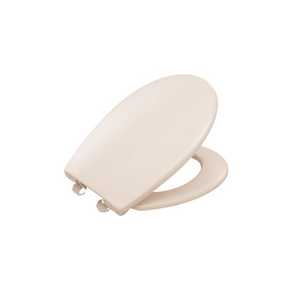 Roca Victoria Polypropylene (PP) Regular Close Seat Cover for toilets | Colour: Pergamon (Similar to Ivory) | U Shaped Universal Seat Cover | NO SOFT CLOSE | For bathroom fixtures