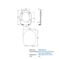 Roca Victoria Polypropylene (PP) Regular Close Seat Cover for toilets | Colour: Pergamon (Similar to Ivory) | U Shaped Universal Seat Cover | NO SOFT CLOSE | For bathroom fixtures