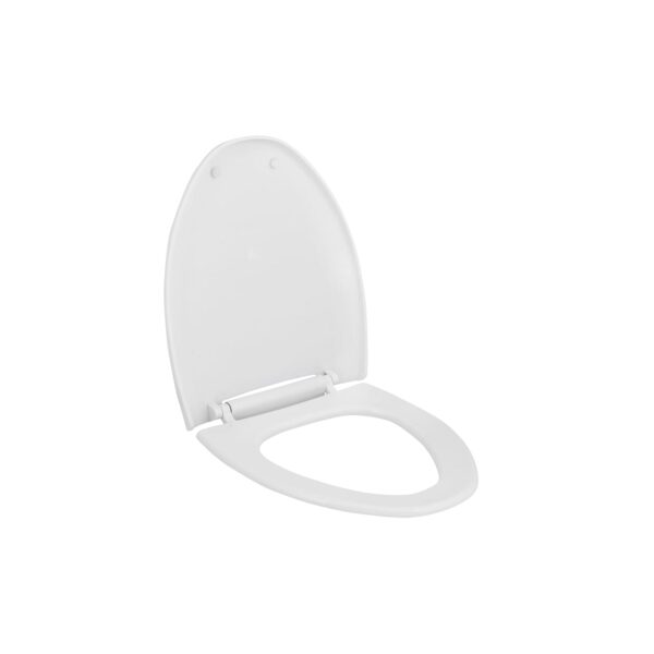 Parryware Casa/Cascade NXT Elongated Soft Close Toilet Seat Cover, White | Polypropylene Seat cover with plastic hinges | 381 x 53 x 448 (mm) | E83821C