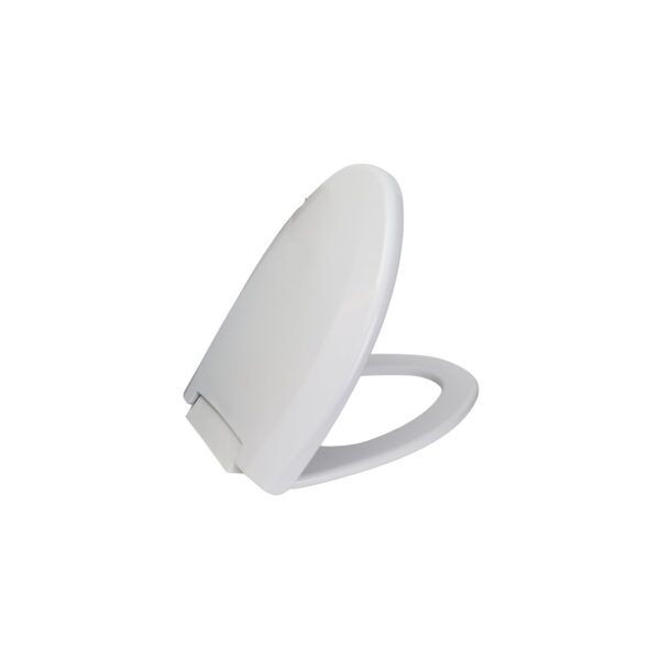 Parryware Casa/Cascade NXT Elongated Soft Close Toilet Seat Cover, White | Polypropylene Seat cover with plastic hinges | 381 x 53 x 448 (mm) | E83821C