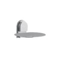 Parryware Comfort Wall-Mounted Bathroom Soap Dish, Chrome-Plated Finish, Curved Round Platform | Soap Holder for Bathroom | Corrosion and Tarnishing Resistant - Premium Metal Construction | T6902A1
