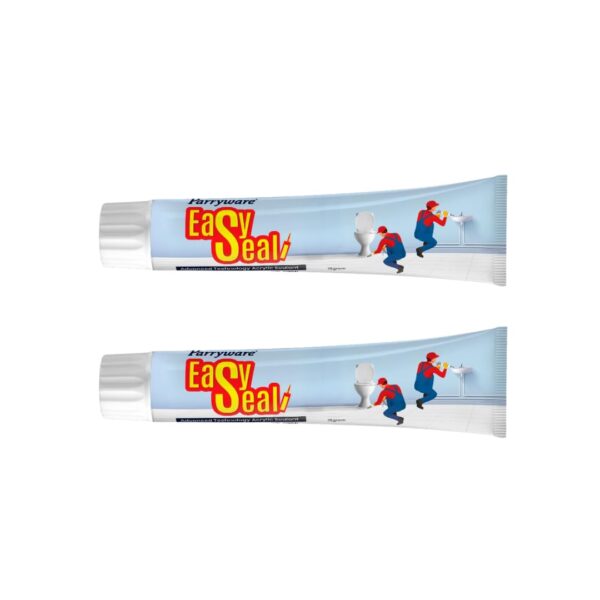 Parryware Acrylic sealant (Off-white) 75g Tube (Pack of 2), Durable Sealant ideal for crack and joint filling in glass, tiles, ceramics & cementitious surfaces. Suitable for Commodes & Basins