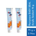 Parryware Acrylic sealant (Off-white) 75g Tube (Pack of 2), Durable Sealant ideal for crack and joint filling in glass, tiles, ceramics & cementitious surfaces. Suitable for Commodes & Basins