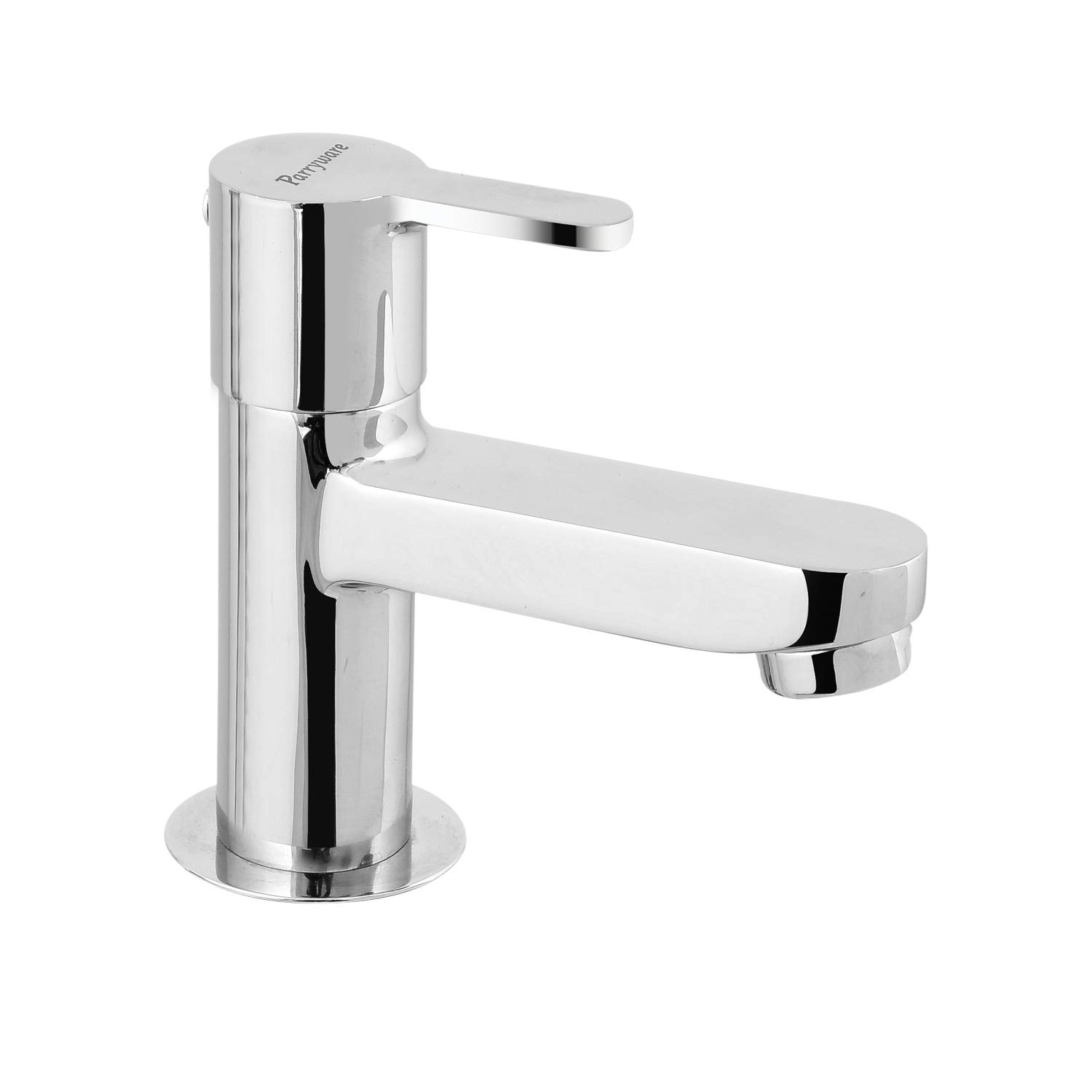 Parryware T4601A1 PVC Pillar Cock, Silver, Chrome Finish