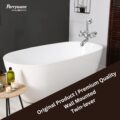 Parryware Agate Pro (Quarter-Turn) Wall Mixer 2-in-1 | Wall Mounted Twin-Lever Faucet | Hot and Cold Water Control valves | Brass Spindle with Chrome Finish | G3316A1