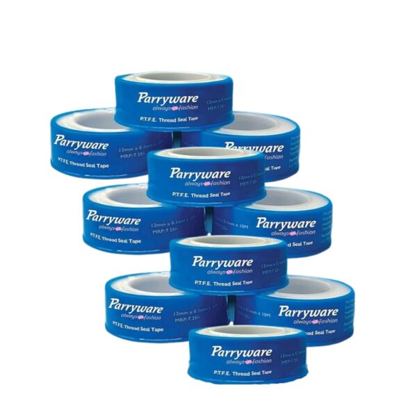 Parryware P.T.F.E Thread Seal Tape - 10M | Professional High Grade Thread Seal Tape | Size - 12mm x 0.1 mm x 10 mtr | T516099