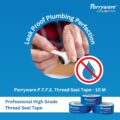 Parryware P.T.F.E Thread Seal Tape - 10M | Professional High Grade Thread Seal Tape | Size - 12mm x 0.1 mm x 10 mtr | T516099