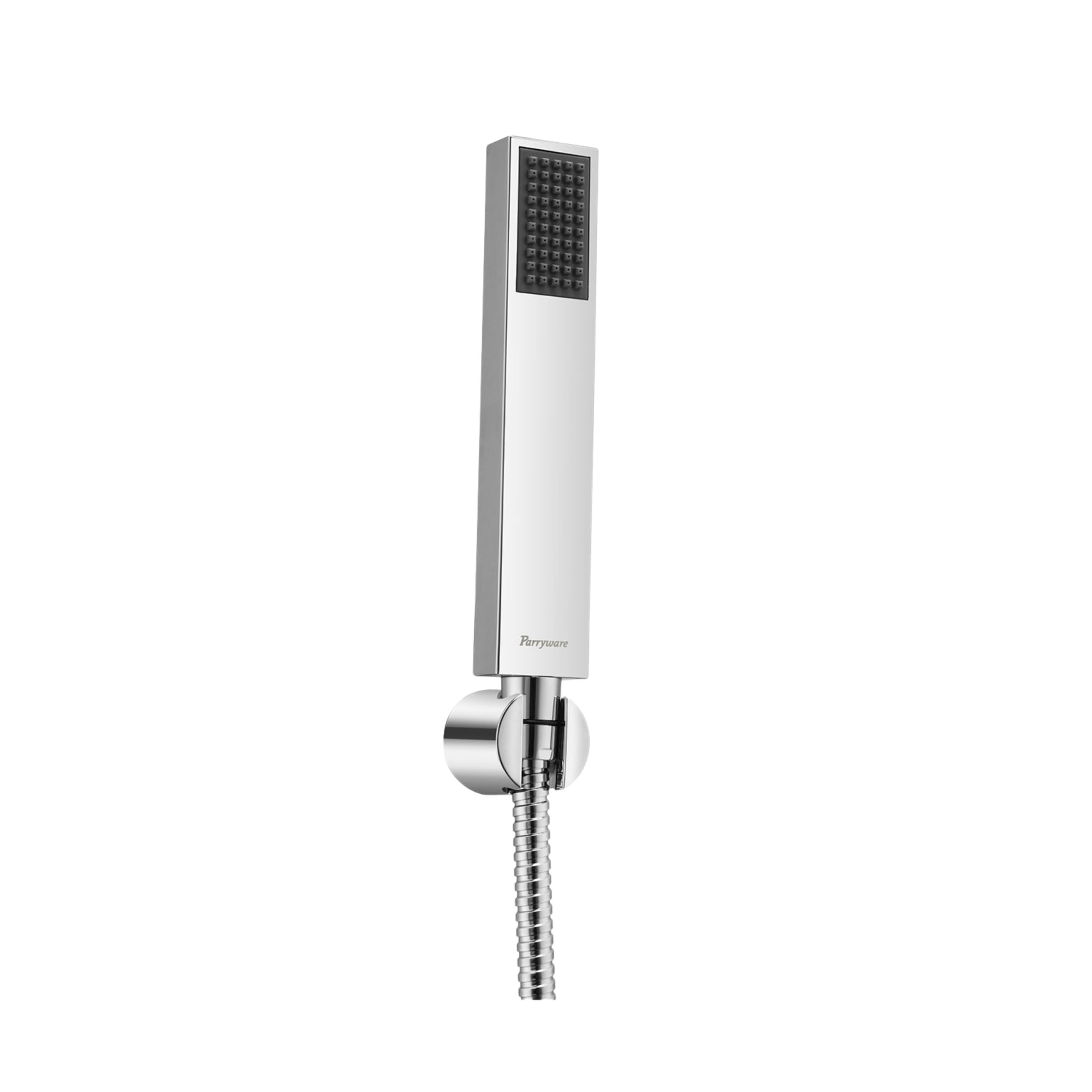 Parryware Sinatra T9946A1 Brass Hand Shower with Hose and Clutch (Silver)