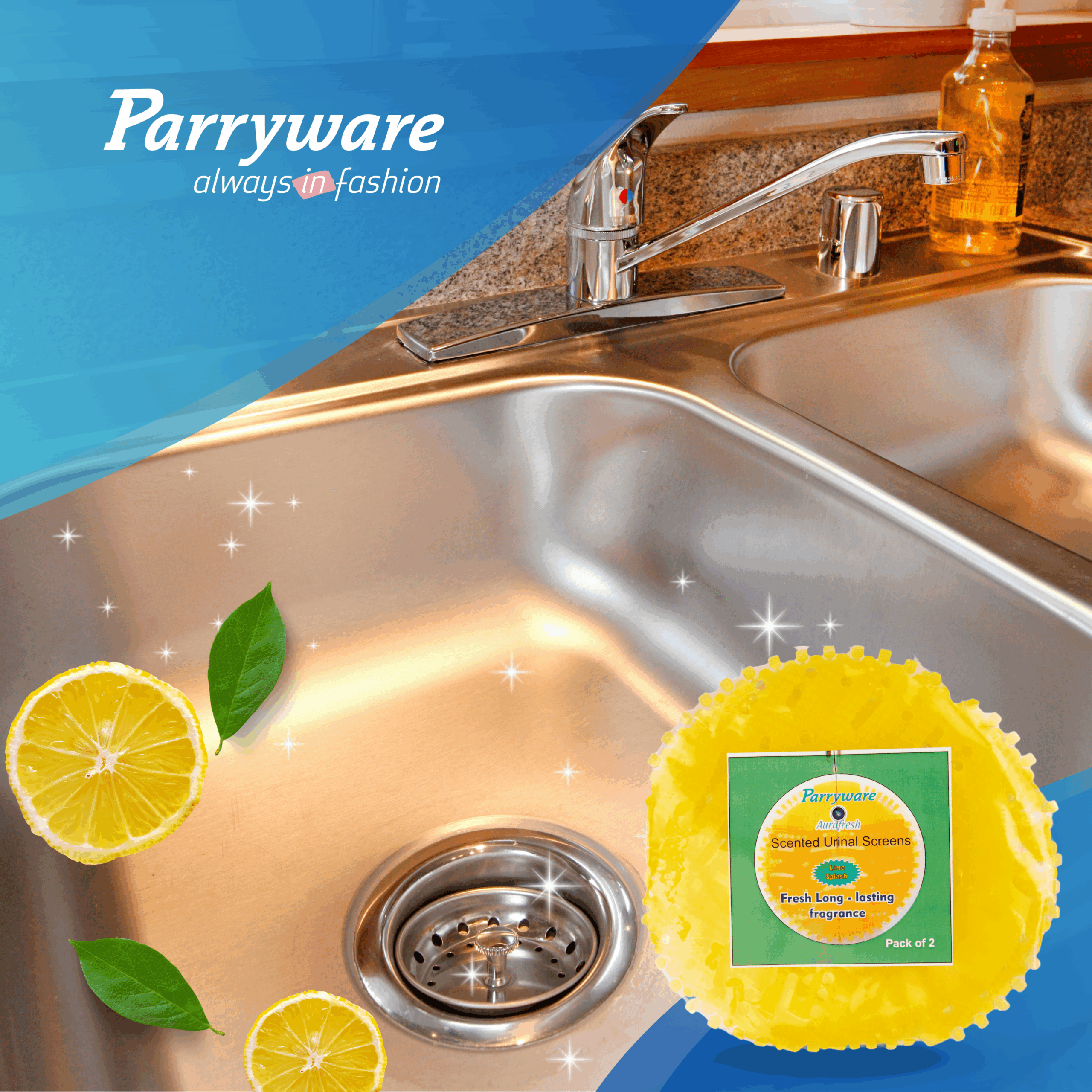 Parryware Aurafresh Scented Drain Mat Refill - Super Lime (50 ml) - Image 2