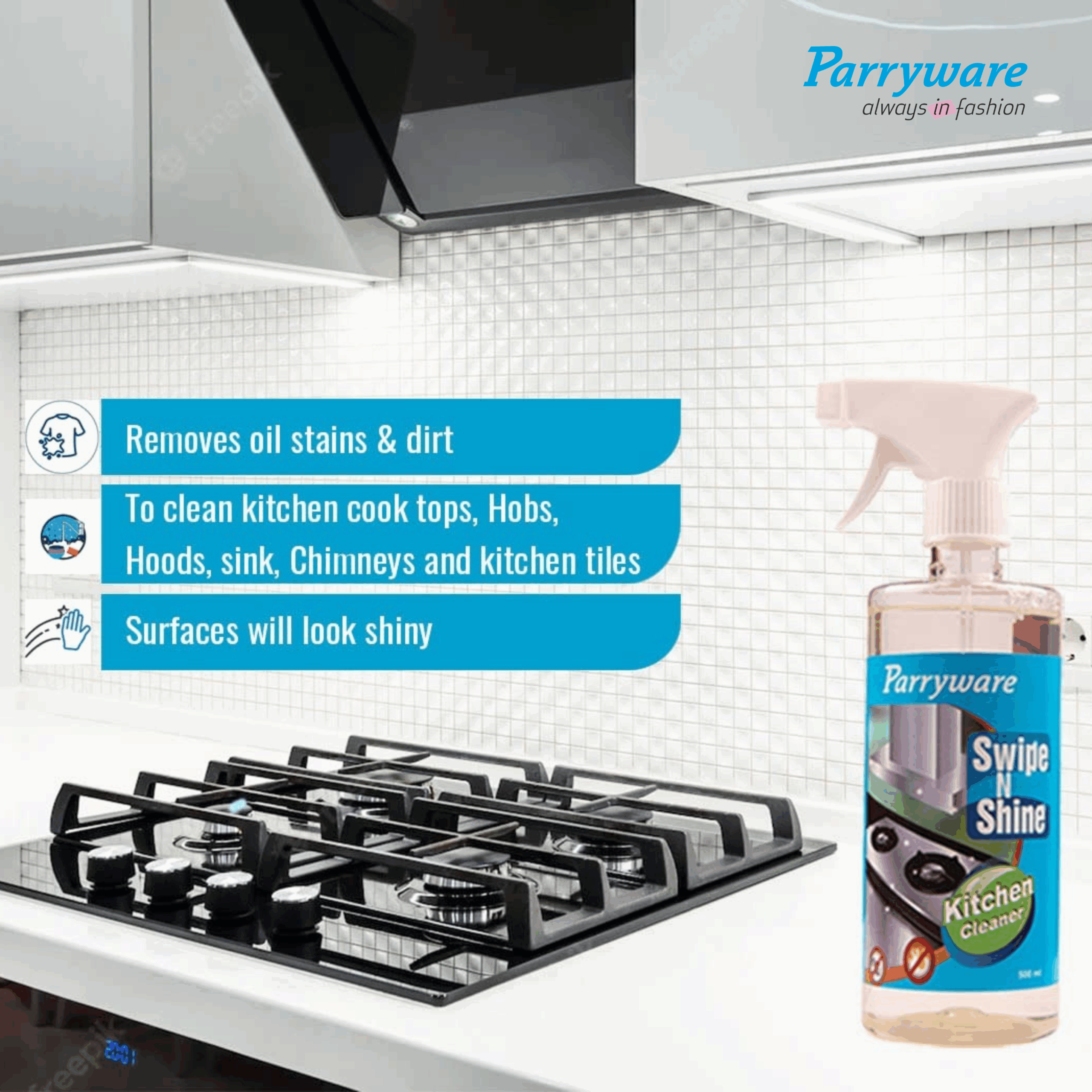 Buy 500 ml Swipe & Shine and 500 ml Gloss tile Cleaner <br> Get Brissa lavender Air freshener free - Image 2