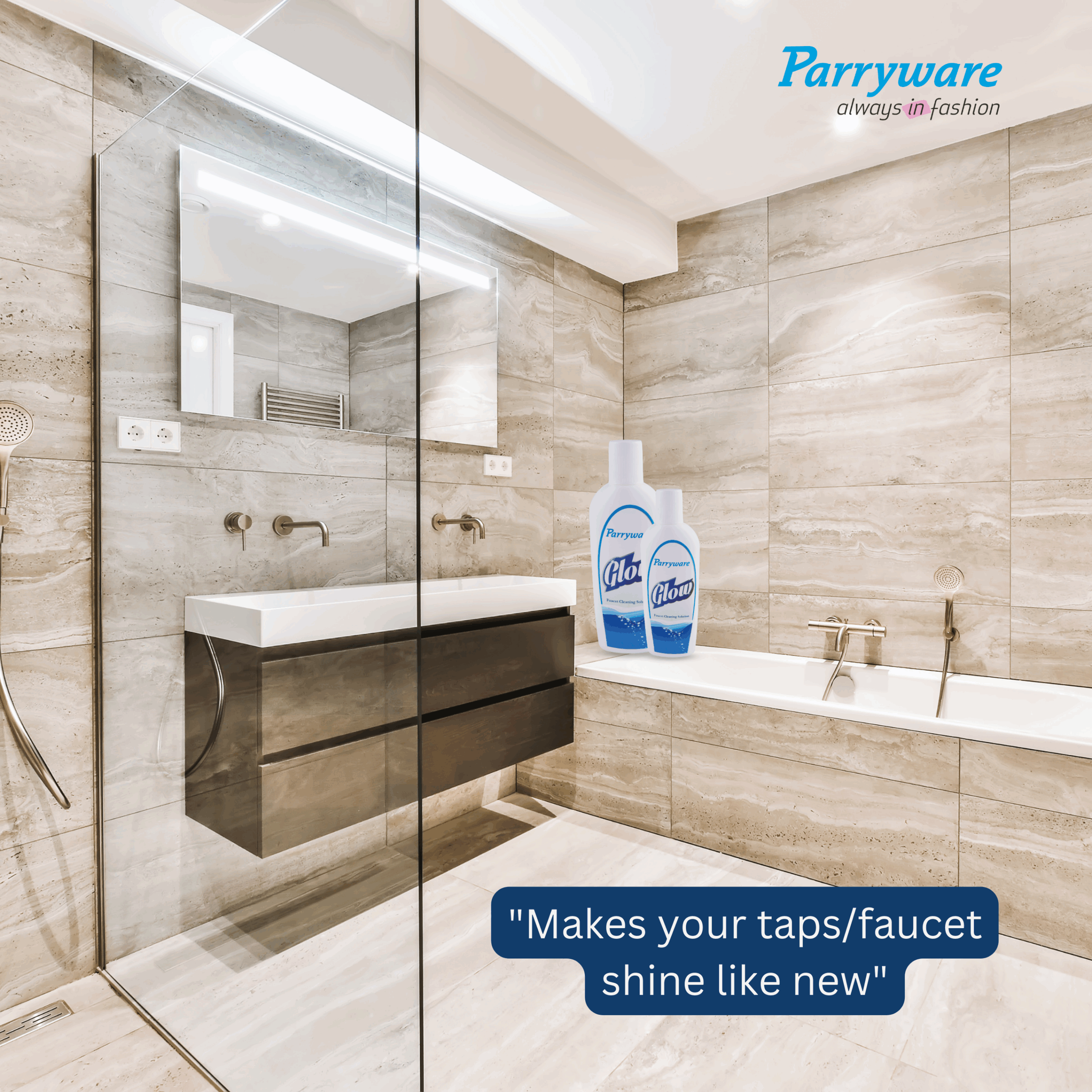 Parryware Glow - Faucet Cleaner Liquid 200 ml | FCGL0102 - Image 4