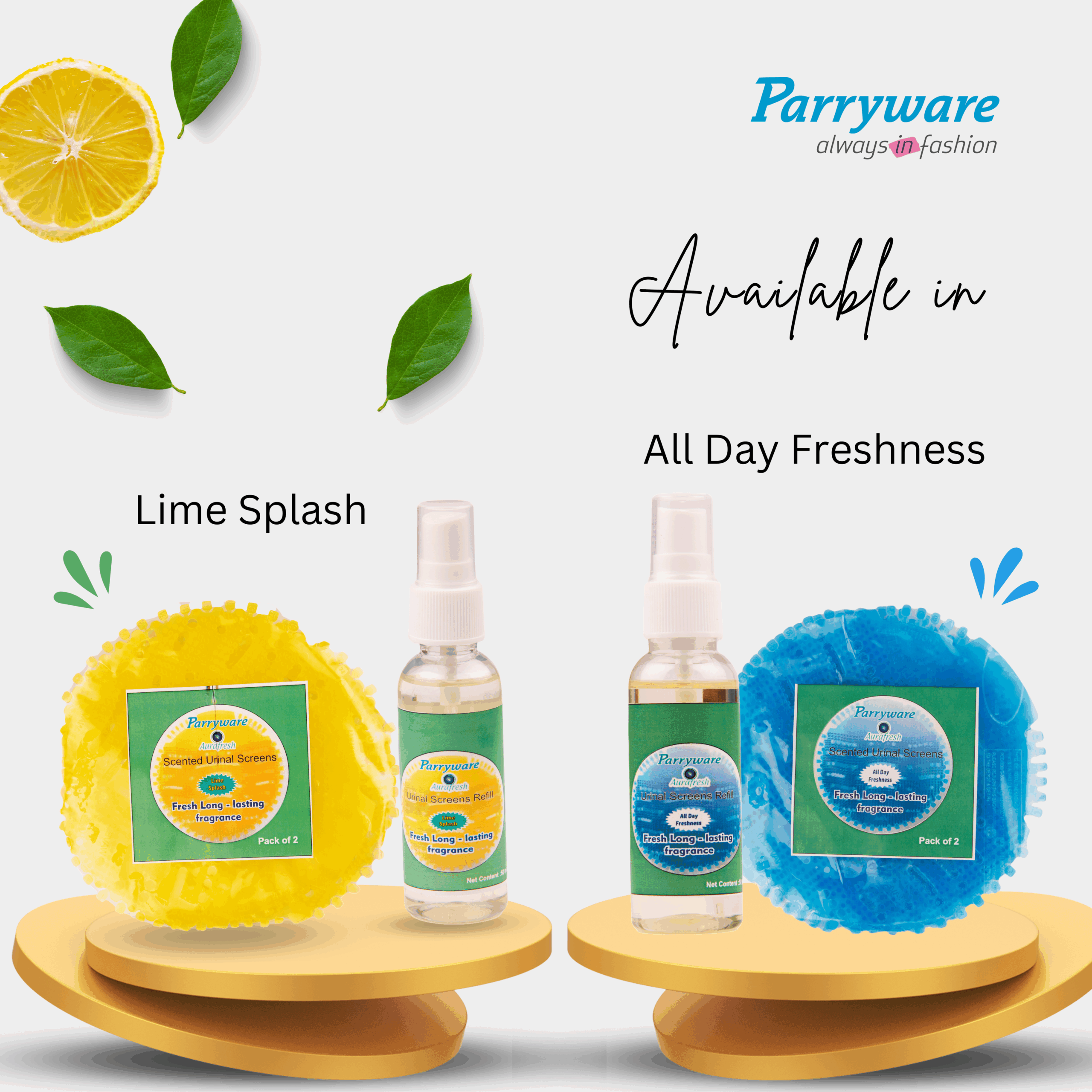 Parryware Aurafresh Scented Drain Mat Refill - Super Lime (50 ml) - Image 5