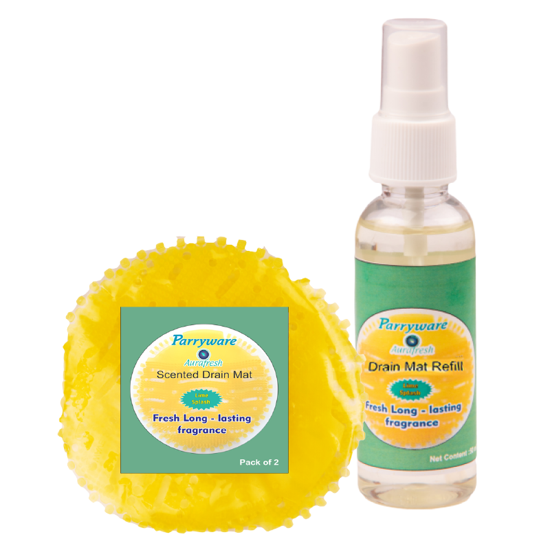 Parryware Aurafresh Scented Drain Mat + Refill - Super Lime