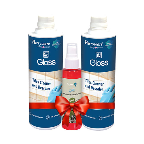 Get Rs.100 off Gloss tile cleaner and Brissa Premium air freshener combo
