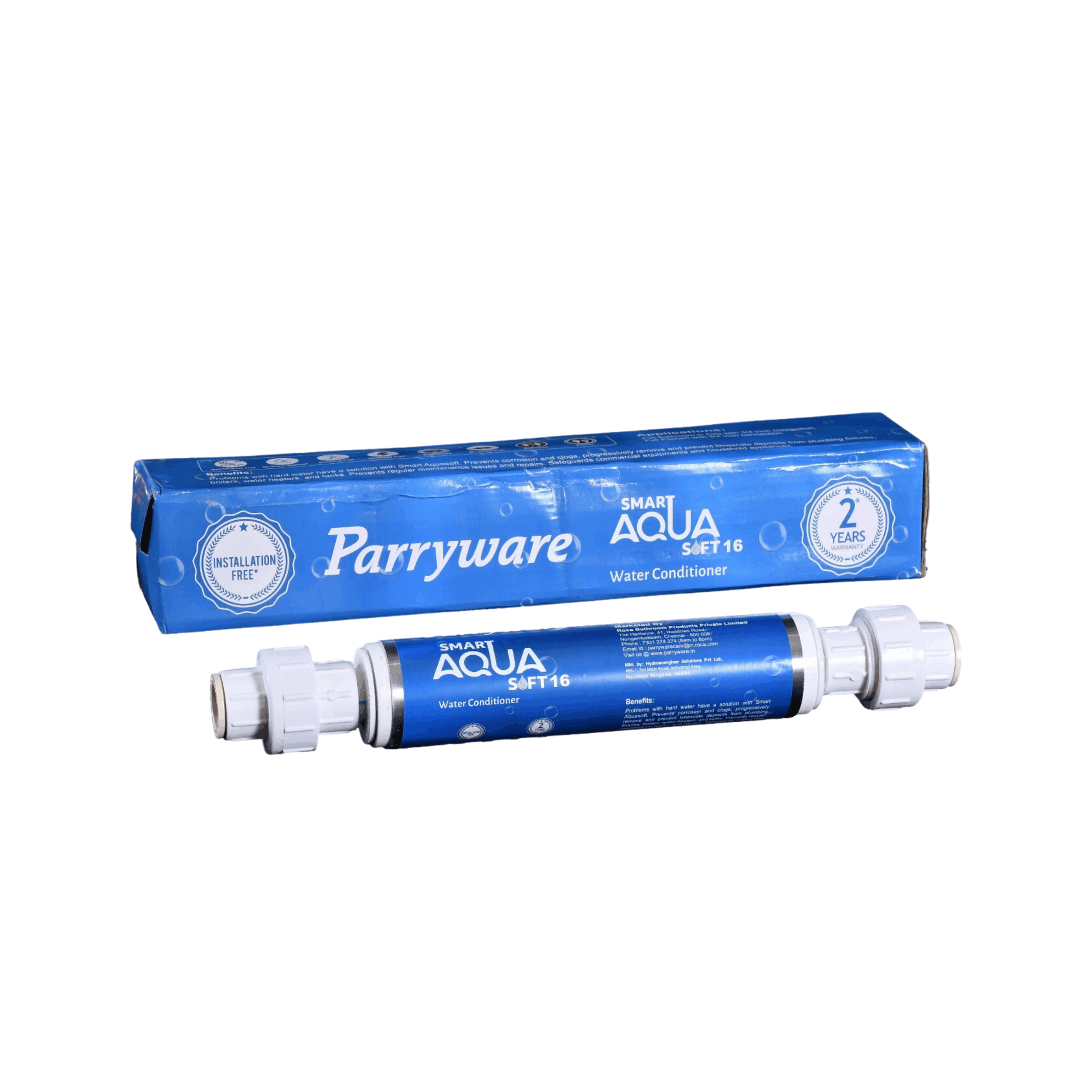 Parryware Smart Aquasoft 16 Water Conditioner (for Single Bathroom Only) | For best result use along with Pre Filter Set 16 | Prevents limescale deposits | 2 Yrs Warranty with Free Installation* <br> <span class="emia">(EMI Available)</span>