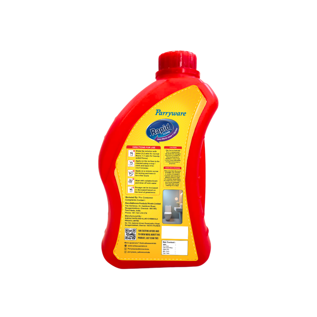 Parryware RapidClean Heavy Duty Tile Cleaner and Degreaser - Image 3