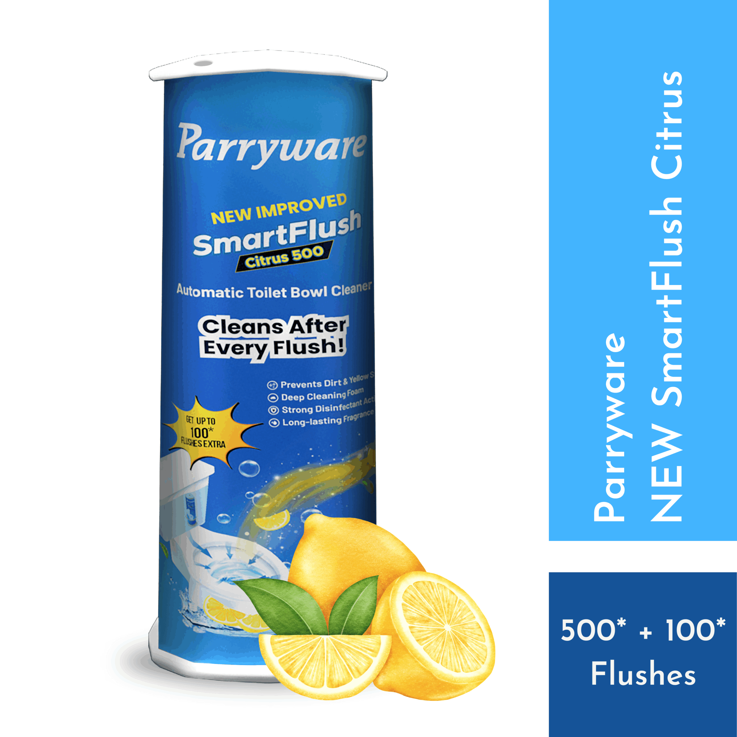 Parryware SmartFlush Citrus 500 - Automatic Toilet Bowl Cleaner 180g - Image 3