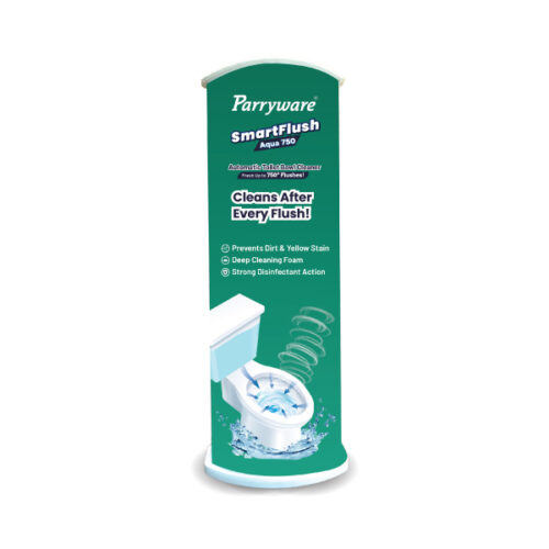 Parryware SmartFlush Aqua 750 - Automatic Toilet Bowl Cleaner 180g | Fresh upto 750 flushes
