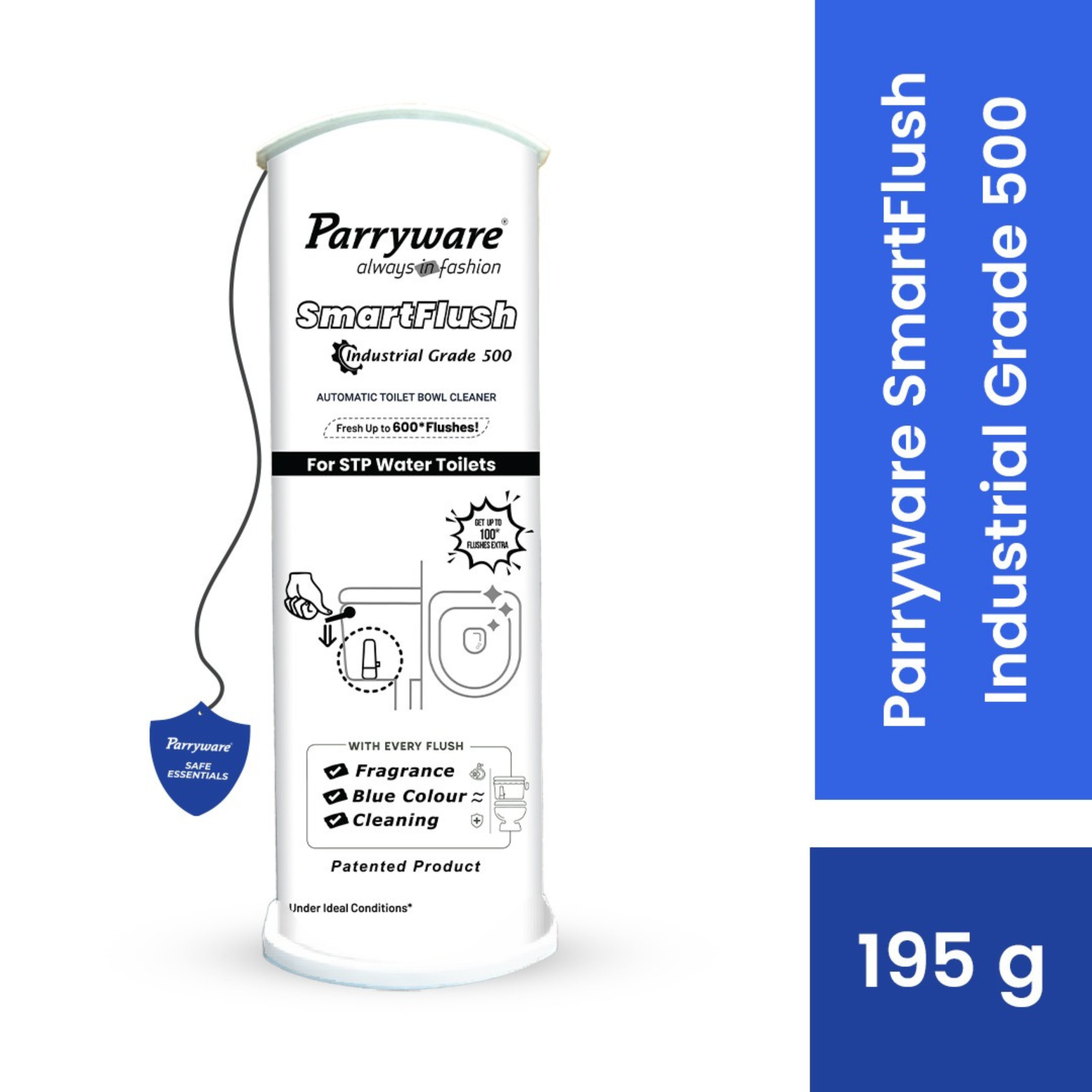 Parryware SmartFlush In-Cistern Automatic Toilet Bowl Cleaner - Industrial Disinfectant 500 I Lasts upto 600* Flushes | 99.9% Disinfection | Cleans after every flushes | FCSF0603 - Image 2