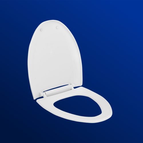 Parryware Casa/Cascade NXT Elongated Soft Close Toilet Seat Cover, White | Polypropylene Seat cover with plastic hinges | 381 x 53 x 448 (mm) | E83821C