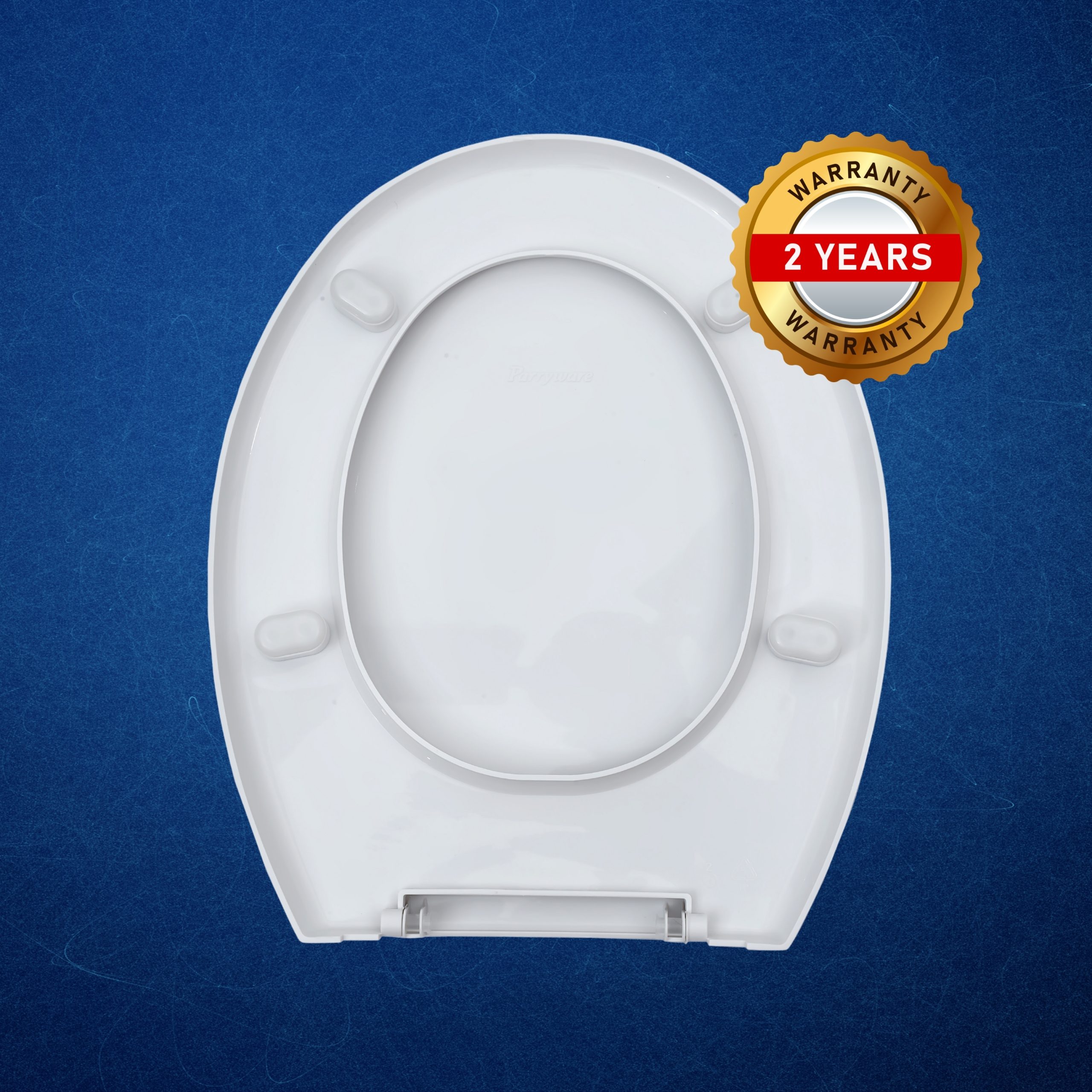 Parryware Toilet Standard Seat Cover Regular with Plastic Hinges | Suitable for all EWC models | Ultra White | Antibacterial & Comfortable | Commode Seat Cover for Bathroom Fixture (E80711C) - Image 7