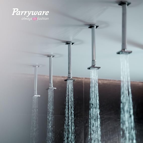 Parryware Stainless Steel Shower Arm for Ceiling Showers | Ceiling Shower Arm (100mm) - Image 7