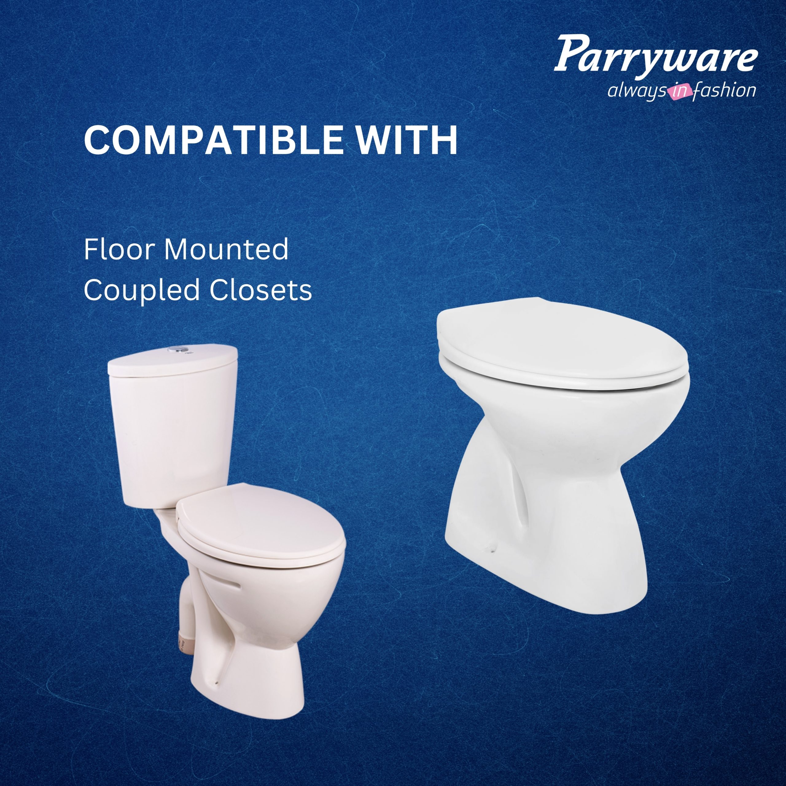 Parryware Toilet Standard Seat Cover Regular with Plastic Hinges | Suitable for all EWC models | Ultra White | Antibacterial & Comfortable | Commode Seat Cover for Bathroom Fixture (E80711C) - Image 8