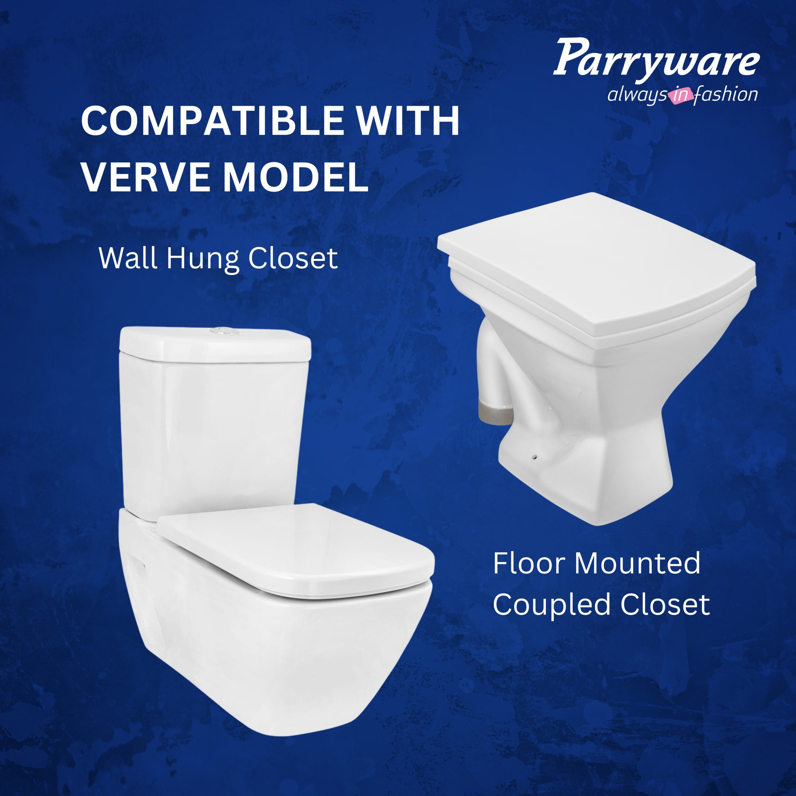 Parryware Verve Soft Close Toilet Seat Cover with Hinges | Eco-friendly Material with Superior Finish | Round Shape & White Colour | Western Commode | Bathroom Fixtures | E82941C - Image 8