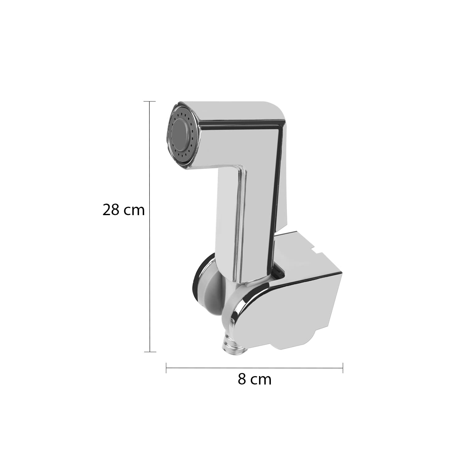 Parryware Crust Health Faucet| E8342A1| with SS Hose & Hook | Chrome Finish | Pack of 1 | for Kitchen & Bath Fixtures - Image 2