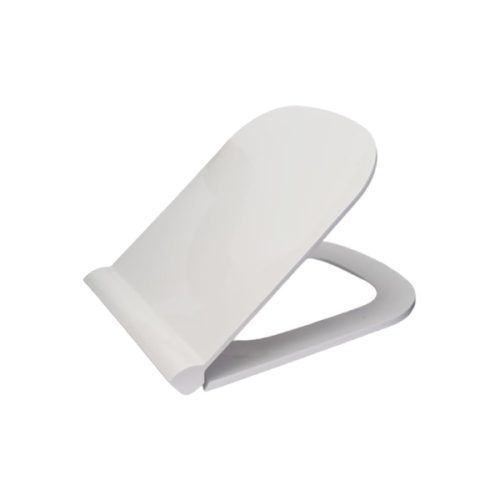 Parryware Verve Soft Close Toilet Seat Cover with Hinges | Eco-friendly Material with Superior Finish | Round Shape & White Colour | Western Commode | Bathroom Fixtures | E82941C