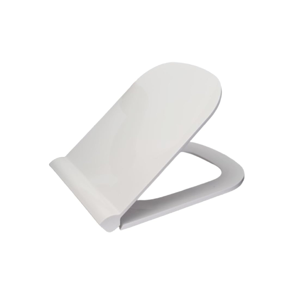Parryware Verve Soft Close Toilet Seat Cover with Hinges | Eco-friendly Material with Superior Finish | Round Shape & White Colour | Western Commode | Bathroom Fixtures | E82941C