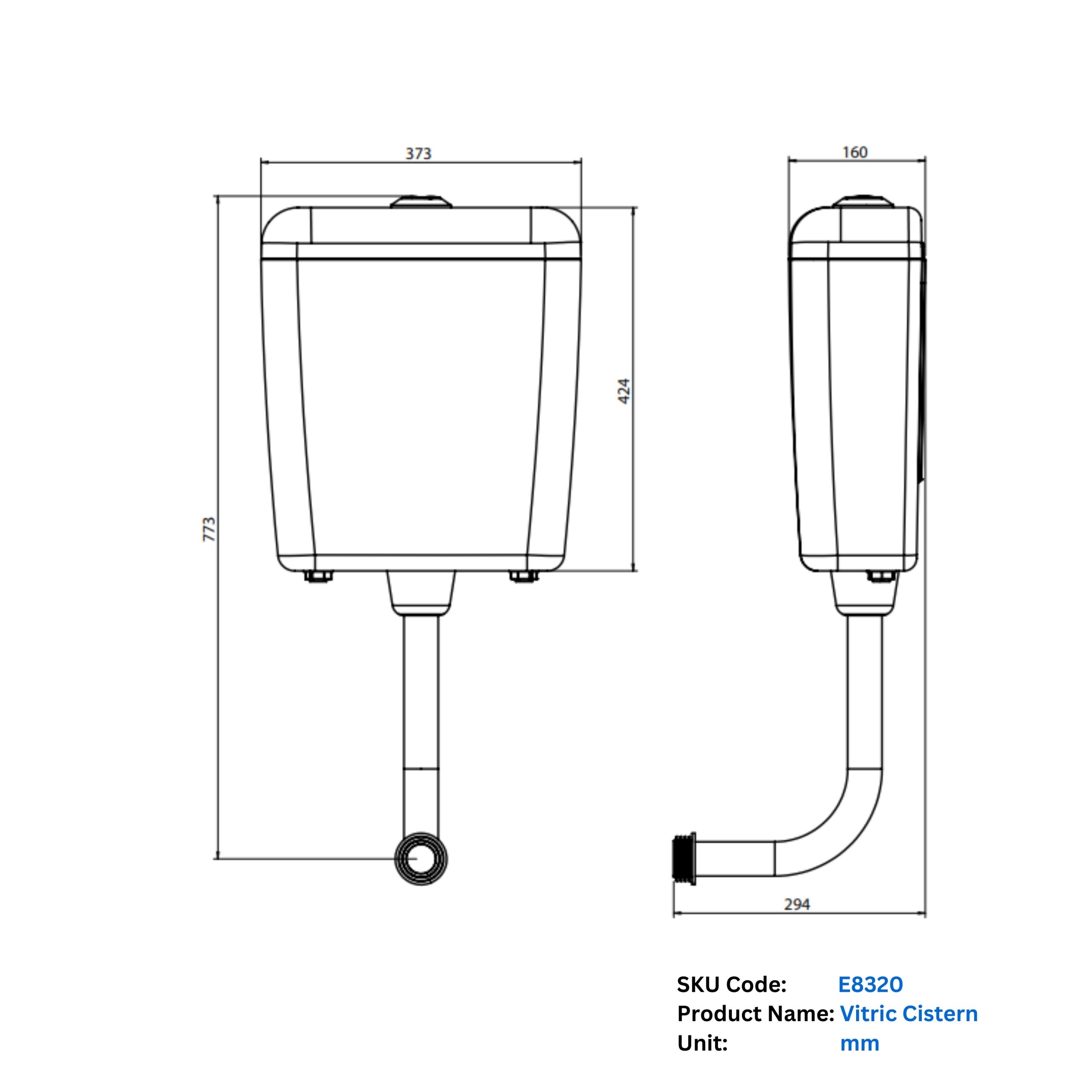 PARRYWARE VIRTIC SLIMLINE PRO Flush Tank for Toilet | Polymer/PVC Dual Flush System Exposed CISTERN (White) 6-3L | 2 Year Warranty | for Western (EWC) or Indian Commodes | E83201C - Image 9